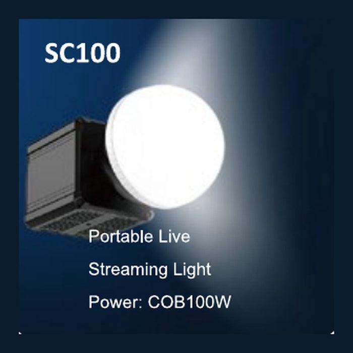 Aoni SC100 — Portable Streaming Light · COB 100W