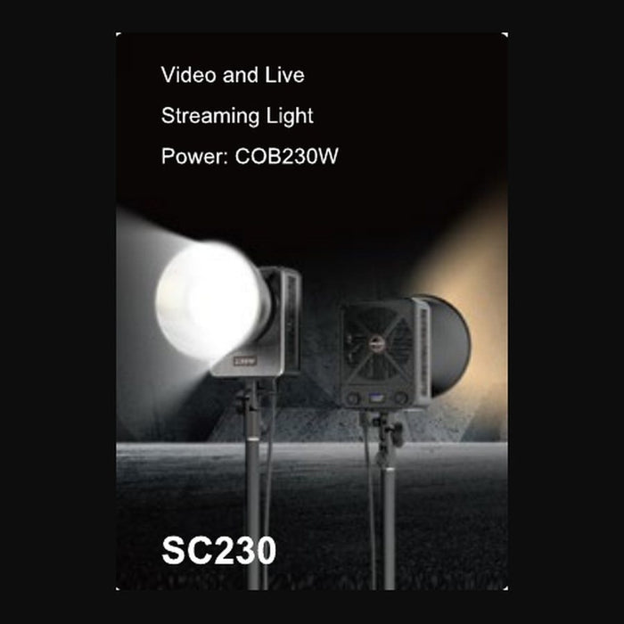 Aoni SC230 — Studio Streaming Light · COB 230W